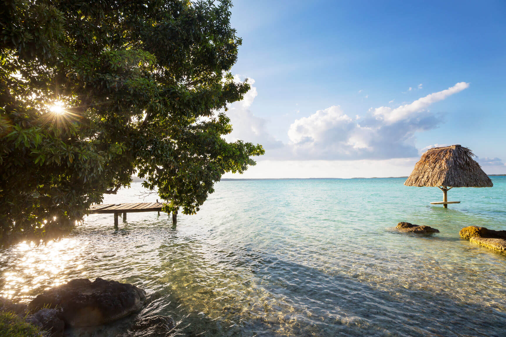Bacalar Lagoon of Seven Colours